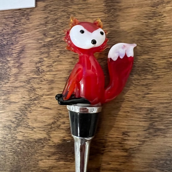 Glass fox 🦊 wine stopper - Picture 5 of 6